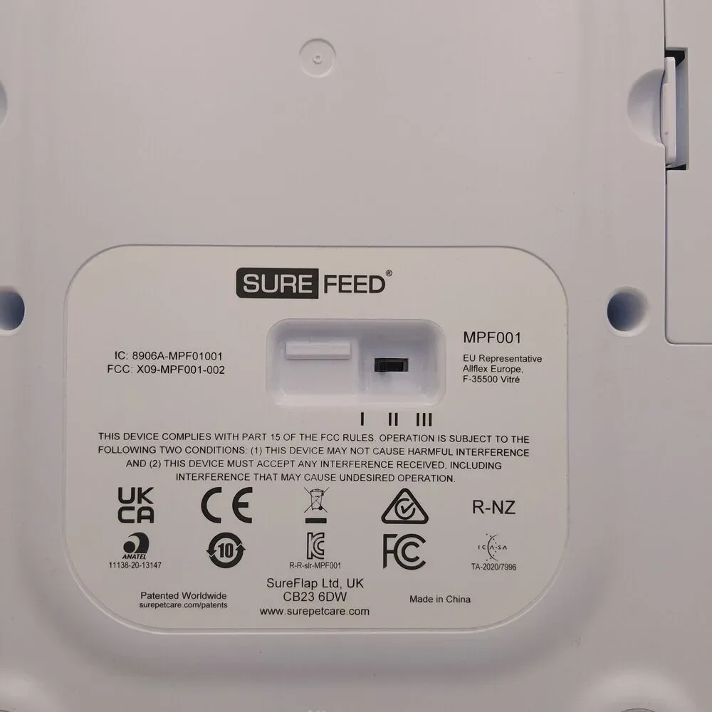 Sure Feed Sureflap Microchip Automatic Feeder MODEL MPF001 OPEN BOX